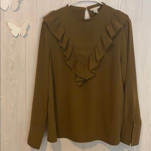 H&M long sleeve blouse